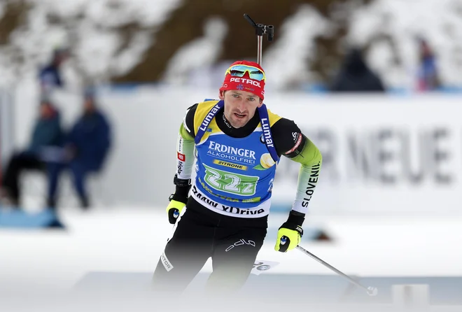 Jakov Fak z opravljenim ni bil v celoti zadovoljen. FOTO: Matej Družnik/Delo