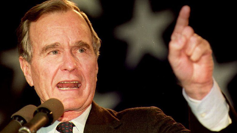 Fotografija: George Bush starejši je pred nastopom mandata veljal za najbolje pripravljenega predsednika v zgodovini ZDA. FOTO: AFP