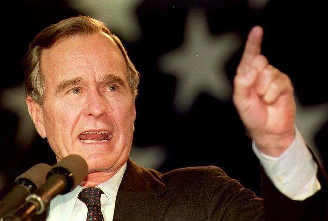 George Bush starejši je pred nastopom mandata veljal za najbolje pripravljenega predsednika v zgodovini ZDA. FOTO: AFP