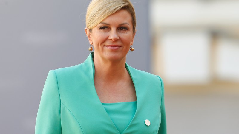 Fotografija: Spletkarjenje najožjih sodelavcev hrvaške predsednice Kolinde Grabar Kitarović ji je tokrat škodilo. FOTO: Reuters
