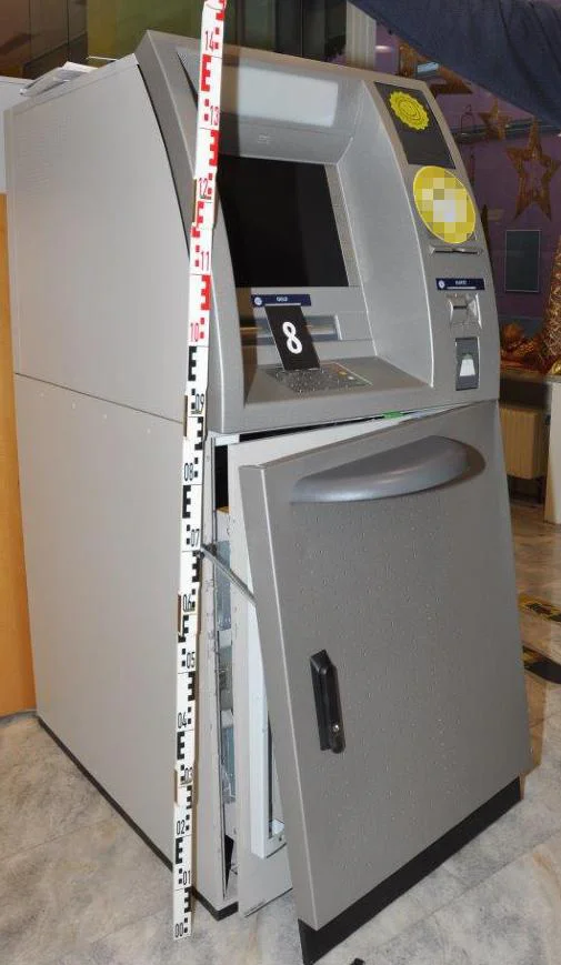 Bankomat v Pliberku. FOTO: Landespolizeidirektion Kärnten