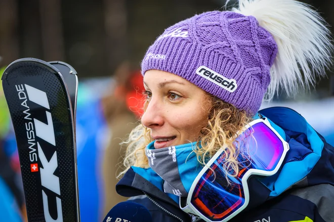 Ilka Štuhec ne skriva visokih ciljev. Nova priložnost se odpira že jutri na superveleslalomu. FOTO: Usa Today Sports
