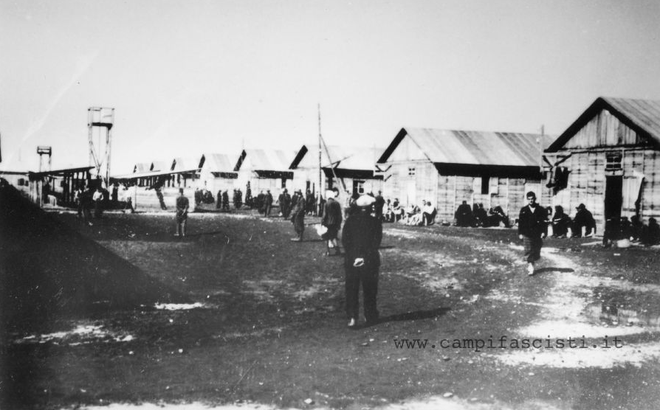 Taborišče v Gonarsu, ki so ga odprli 23. februarja 1942, je bilo najprej namenjeno za ruske ujetnike. FOTO: www.campifascisti.it