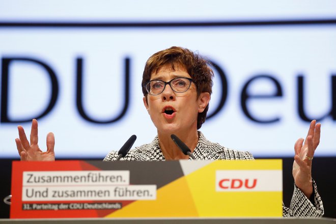 Zavzemala se bo za CDU kot stranko današnjega dne. FOTO: Kai Pfaffenbach/Reuters