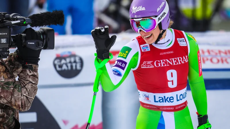 Fotografija: Bo Štuhčeva tako zadovoljna tudi po današnjem nastopu? FOTO: Reuters