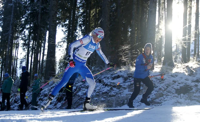 Kaisa Mäkäräinen je popravni izpit opravila z odliko. FOTO: Matej Družnik/Delo