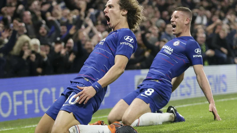 Fotografija: David Luiz je dokončno zapečatil usodo Cityja. FOTO: Tim Ireland/AP