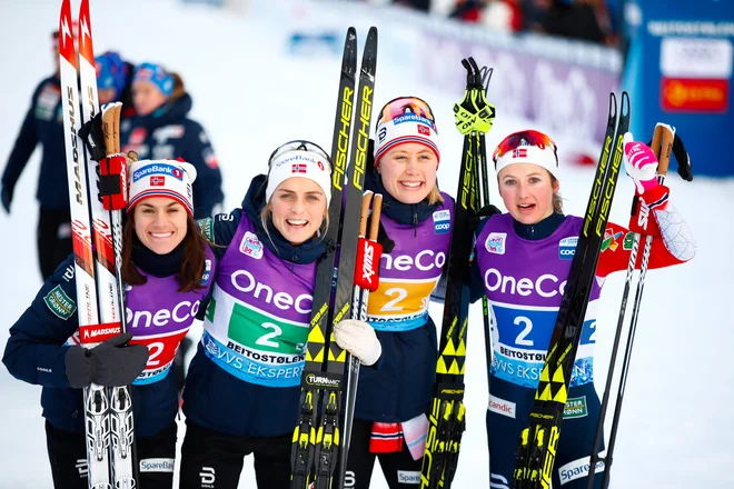 Norvežanke niso zmage postavile pod vprašaj niti za trenutek. FOTO: Terje Pedersen/AFP