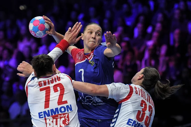 Darja Dmitrijeva je bila najbioljša strelka za Rusinje proti Srbiji. FOTO: AFP