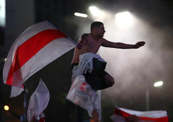 Slavje navijačev Riverja v Buenos Airesu. FOTO: Reuters