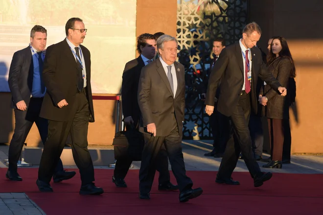 Generalni sekretar ZN António Guterres.<strong> </strong>FOTO: Fethi Belaid/AFP