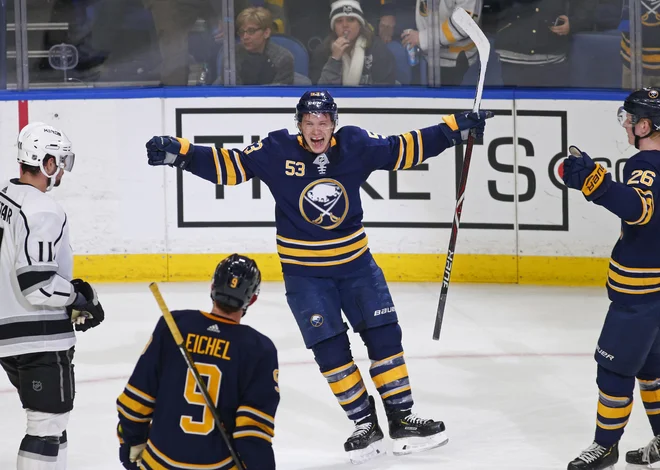 Skinner je pred sezono okrepil Buffalo, tokrat je bil junak ob zmagi Sabres. FOTO: AP