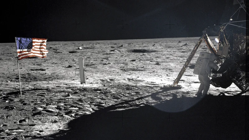 Fotografija: Neil Armstrong je na Luno stopil 20. julija 1969. FOTO: Reuters