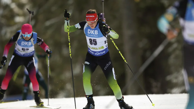 Fotografija: Lea Einfalt kot biatlonka še ni nastopila v Hochfilznu.
FOTO Matej Družnik/Delo