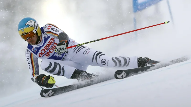 Fotografija: Felix Neureuther še ni povsem nared za največje napore. FOTO: Gabriele Facciotti/AP