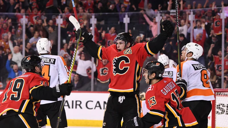 Fotografija: Sean Monahan je bil eden od junakov Calgaryja. FOTO: Reuters