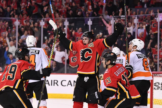 Sean Monahan je bil eden od junakov Calgaryja. FOTO: Reuters