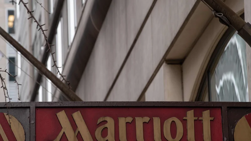 Fotografija: Hoteli skupine Marriott so vodilni ponudnik nočitev za uslužbence ameriške vlade in vojske in s tem logična tarča. FOTO: AFP