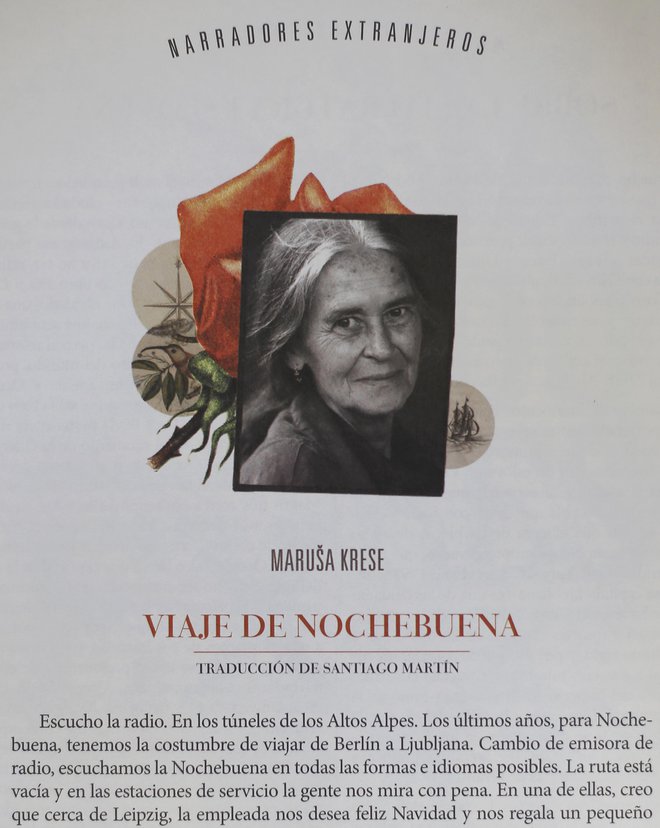 Slovenska pisateljica Maruša Krese v argentinski literarni reviji La Balandra. FOTO: Blaž Samec