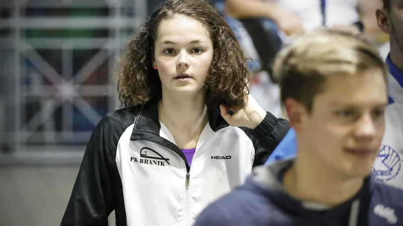 Fotografija: Katja Fain je bila znova prepočasna za finale. FOTO: Uroš Hočevar