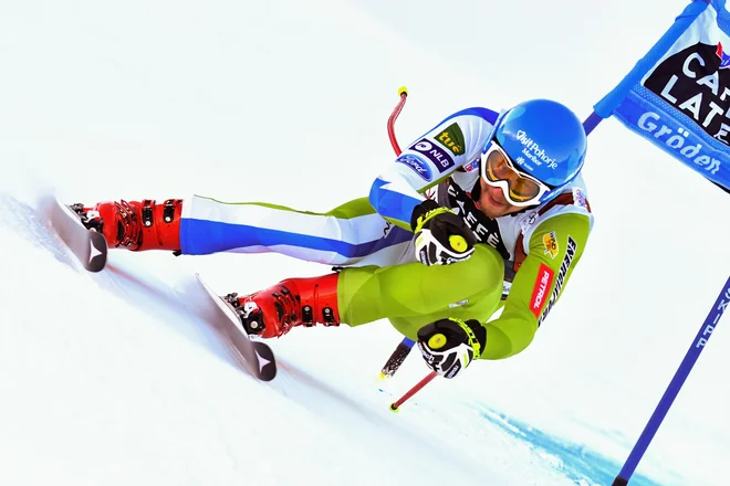 Klemen Kosi je na tretji tekmi zapored v tej zimi osvojil točke. FOTO: Alberto Pizzoli/AFP