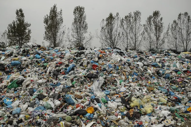 Te dni se Urša skupaj z drugimi člani društva poglablja v plastične odpadke v Sloveniji. FOTO: Uroš Hočevar