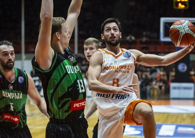 Promitheas je v Patrasu tesno ugnal Petrol Olimpijo. FOTO: FIBA