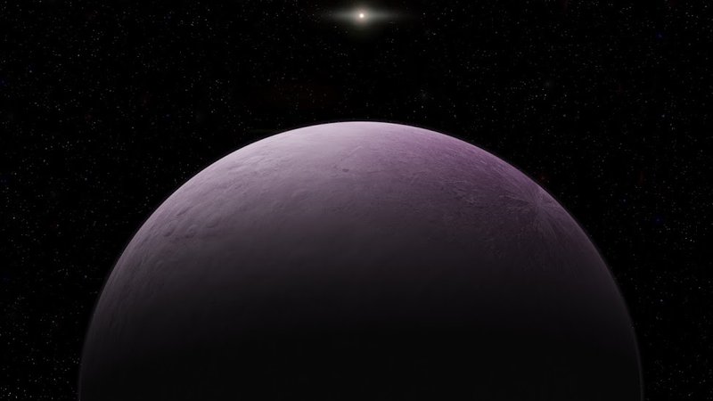 Fotografija: Umetniška upodobitev pritlikavega planeta 2018 VG18. FOTO: Roberto Molar Candanosa/Carnegie Institution for Science
