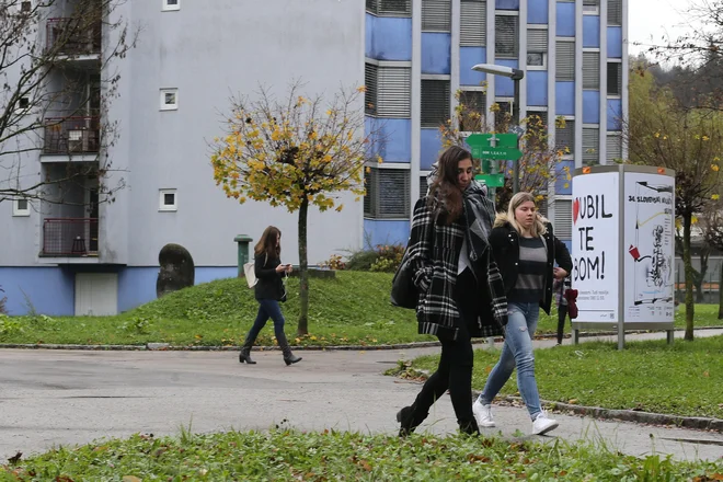 Ljubljanski študentski dom ima davkoplačevalski denar namenjen le za tekoče vzdrževanje, ne pa za gradnjo. Foto Tomi Lombar
