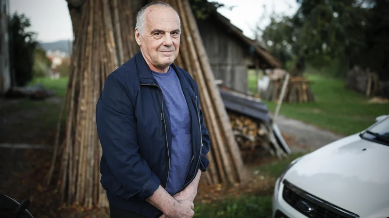 Fotografija: Milko Novič po izpustitvi iz zapora, na Dobu. FOTO: Uroš Hočevar