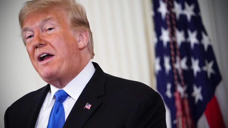 Fotografija: Predsednik Donald Trump se na tožilkino zmago še ni odzval. FOTO: Mandel Ngan/Afp