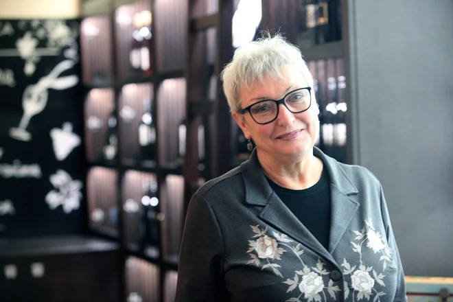 Majda Debevc, sommelierka in poznavalka žganih pijač. FOTO: Mavric Pivk