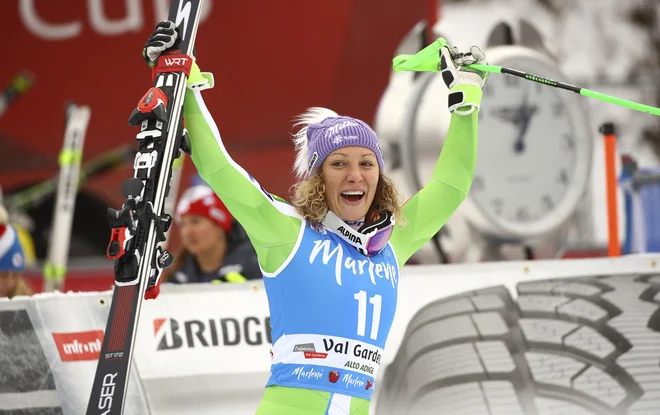 Slavje Ilke v Val Gardeni. FOTO: AP