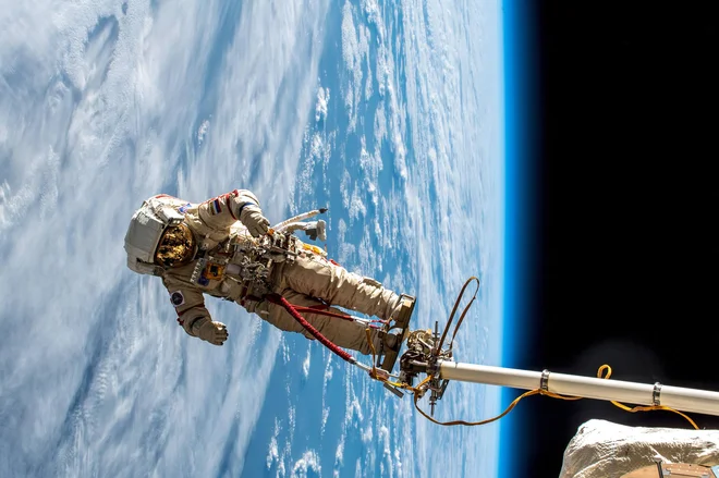 Ruski kozmonavt Oleg Kononenko. FOTO: ESA/NASA-A.Gerst