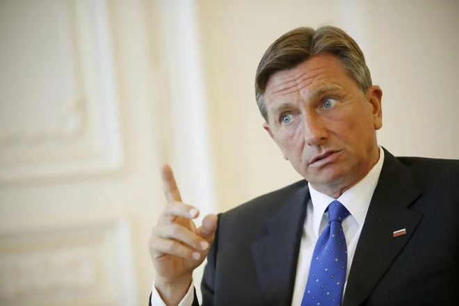 Borut Pahor. Foto Leon Vidic/Delo