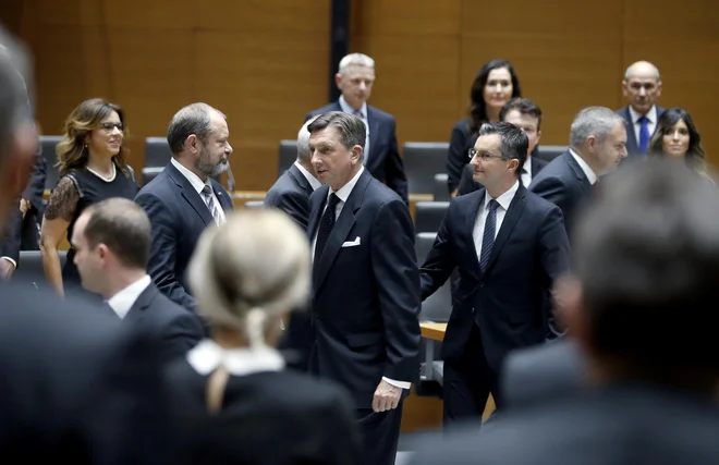 Slavnostna seja v parlamentu ob dnevu samostojnosti in enotnosti FOTO: Roman Šipić