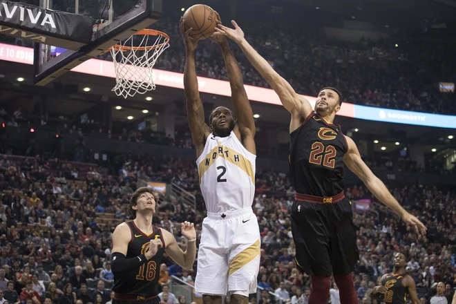 Kawhi Leonard je bil domala nezgrešljiv. FOTO: Nick Turchiaro/Reuters