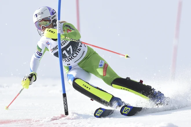 Ana Bucik je ujela prve točke v sezoni. FOTO: Marco Tacca/AP