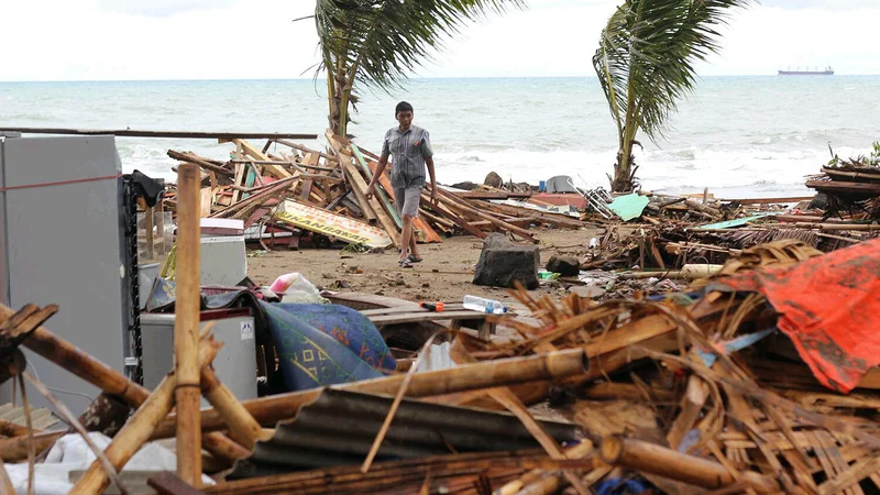 Fotografija: O mrtvih poročajo iz regij Pandeglang, Južni Lampung in Serang. FOTO: AP