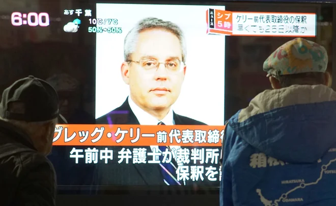 Japonski avtomobilski proizvajalec Nissan je Ghosna in njegovo desno roko Kellyja (na sliki) preiskoval več mesecev. FOTO: Kazuhiro Nogi/AFP