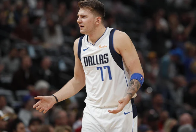 Luka Dončić: Ne podpiram kakršnega koli oglaševanja te biografije z mojim imenom. FOTO: David Zalubowski/AP
