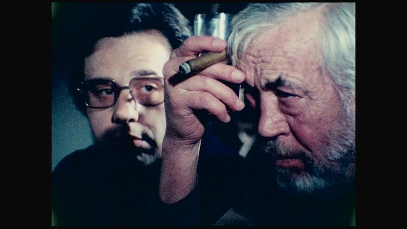Fotografija: Prizor iz filma: Peter Bogdanovich in John Huston