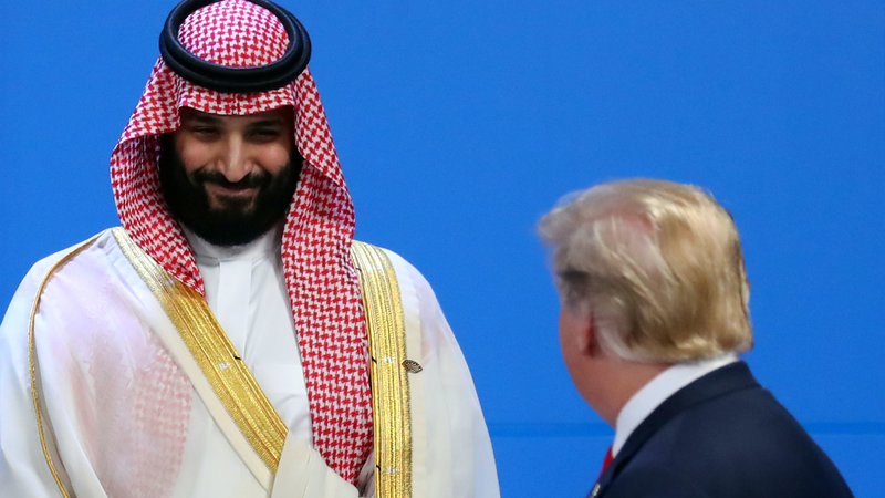 Fotografija: ZDA s predsednikom Donaldom Trumpom na čelu so se na brutalnost savdskega dvora pod prestolonaslednikom Mohamedom bin Salmanom odzvale hipokritsko in oportunistično. FOTO: Reuters