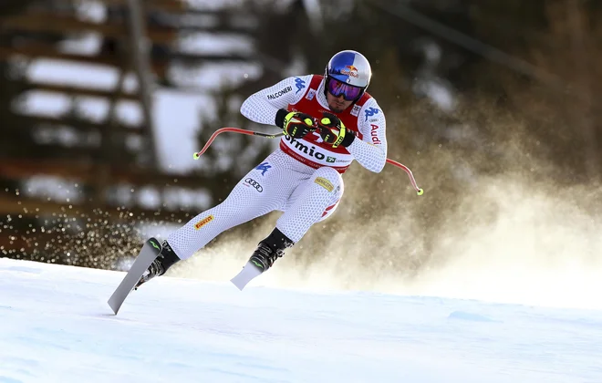 Dominik Paris je najhitreje presmučal brutalno progo Stelvio. FOTO: AP