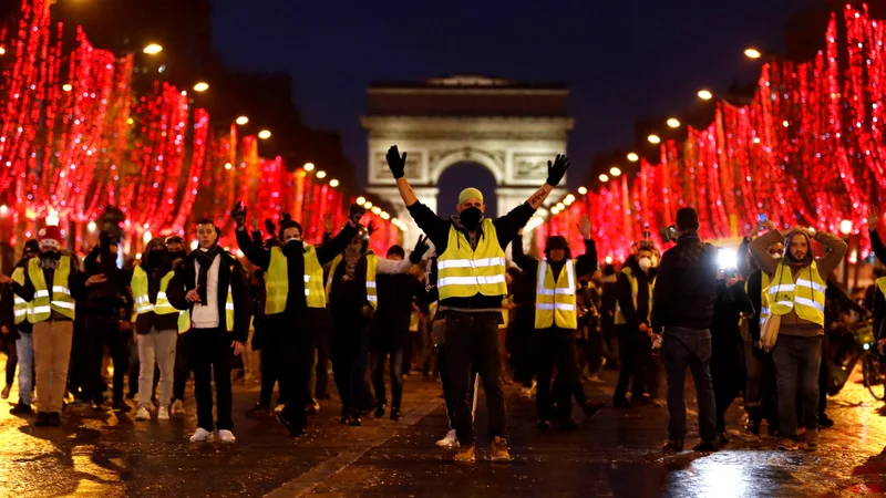 Fotografija: Udeležba na protestih že nekaj časa pada. FOTO: Christian Hartmann/Reuters