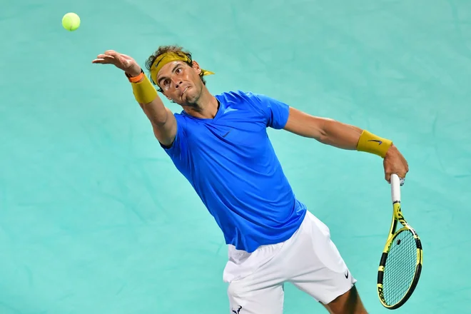 Rafael Nadal je odpovedal nastop v malem finalu. FOTO: Giuseppe Cacace/AFP