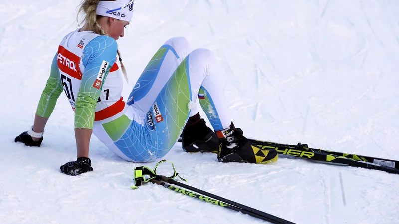 Fotografija: Anamarija Lampič: Danes je bil čisti kaos. FOTO: Matej Družnik/Delo