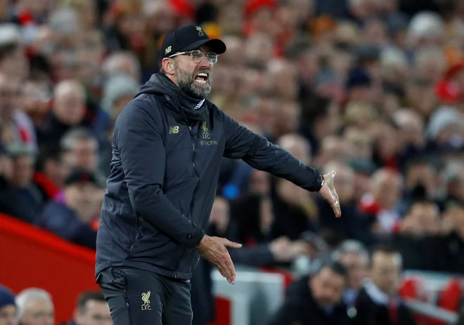 Jürgen Klopp pričakuje svojo največjo tekmo po treh letih in pol delovanja v Angliji. FOTO: Reuters