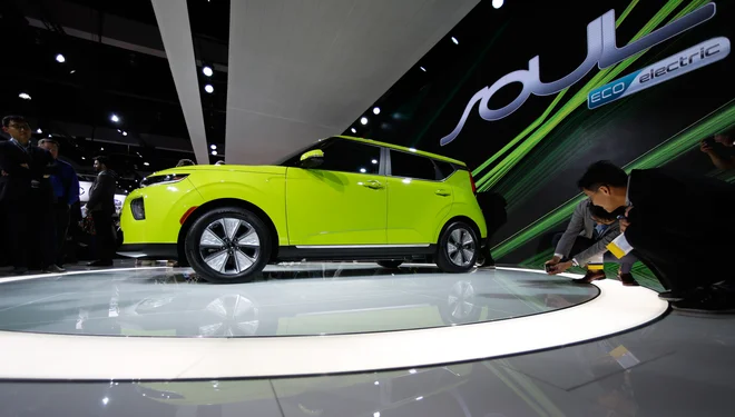 <strong>Kia soul EV</strong> FOTO: Reuters