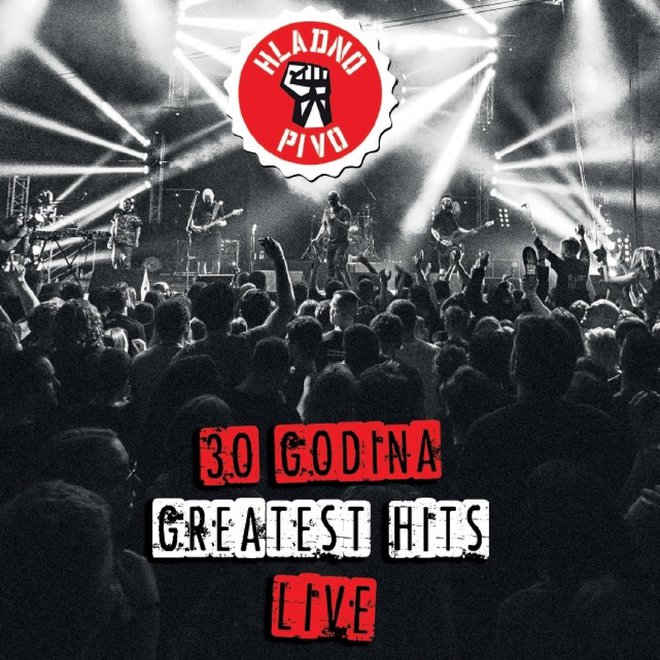Ovitek albuma 30 godina – Greatest Hits Live skupine Hladno pivo. Foto Croatia Records